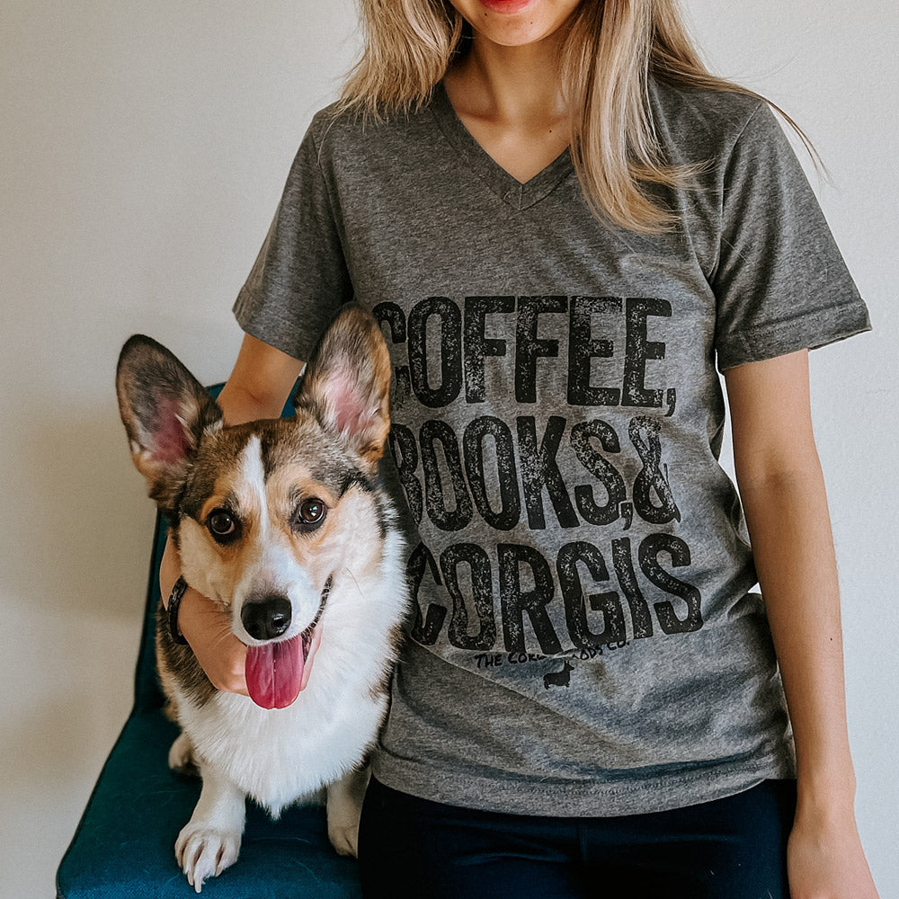 Evening Plans V-Neck Tee Shirt (Coffee Version)