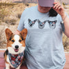Corgi Party Puppers USA Tee Shirt