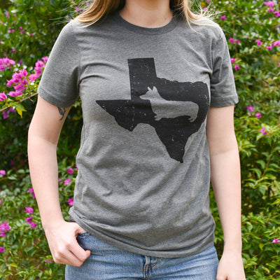 CG Texas State Corgi Short Sleeve Tee