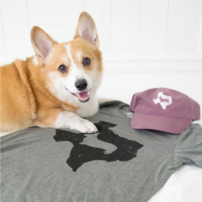 CG Texas State Corgi Short Sleeve Tee