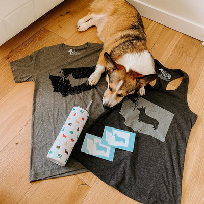 CG Washington State Corgi Short Sleeve Tee